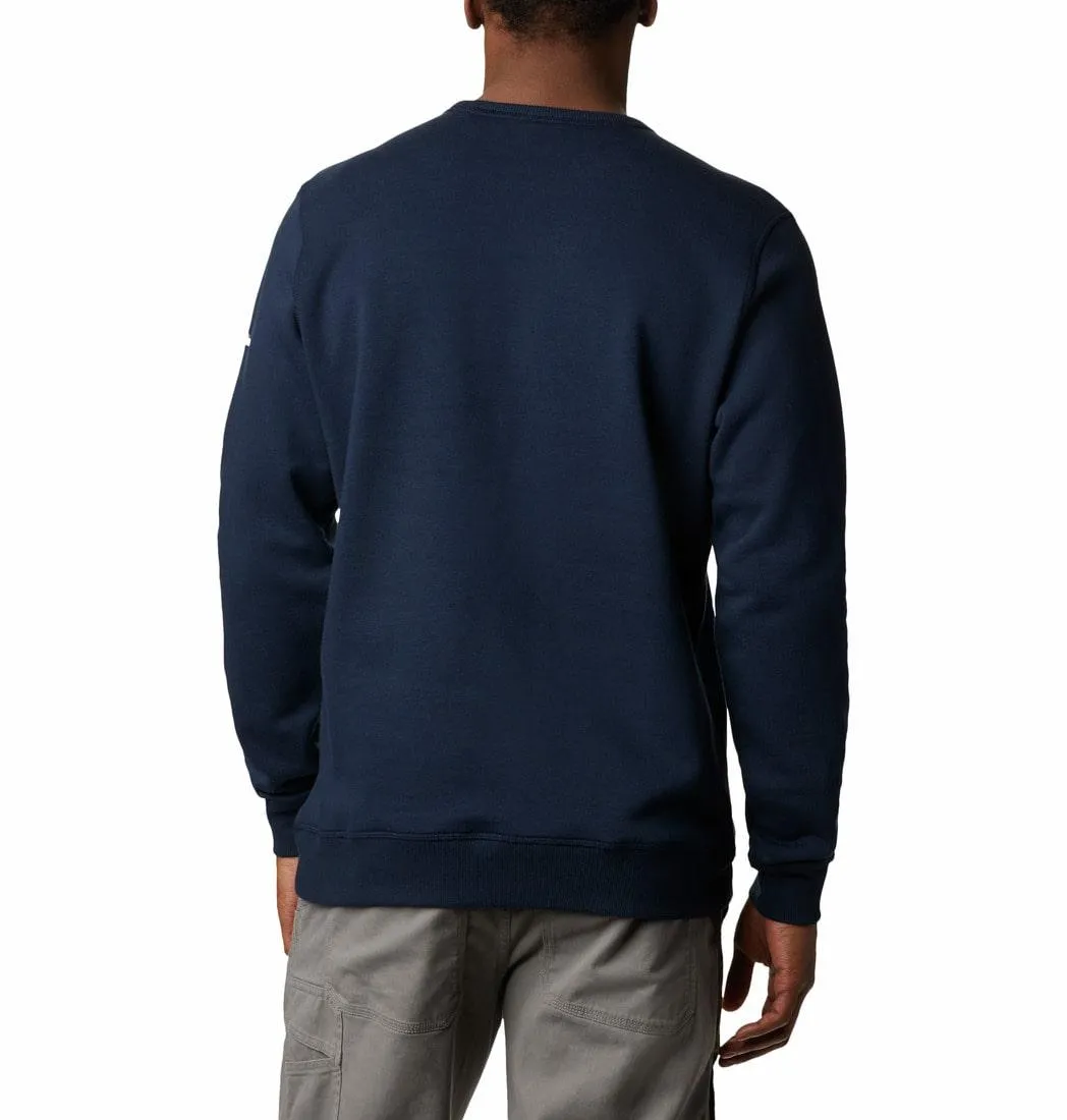 Columbia Men Blue Sun Protection M Logo Crew Pullover