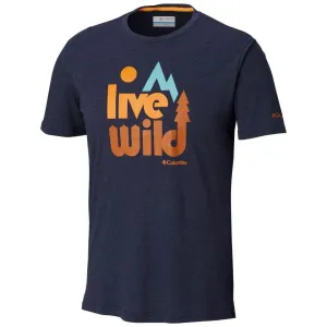 Columbia Men Blue Terra Vale Tshirt