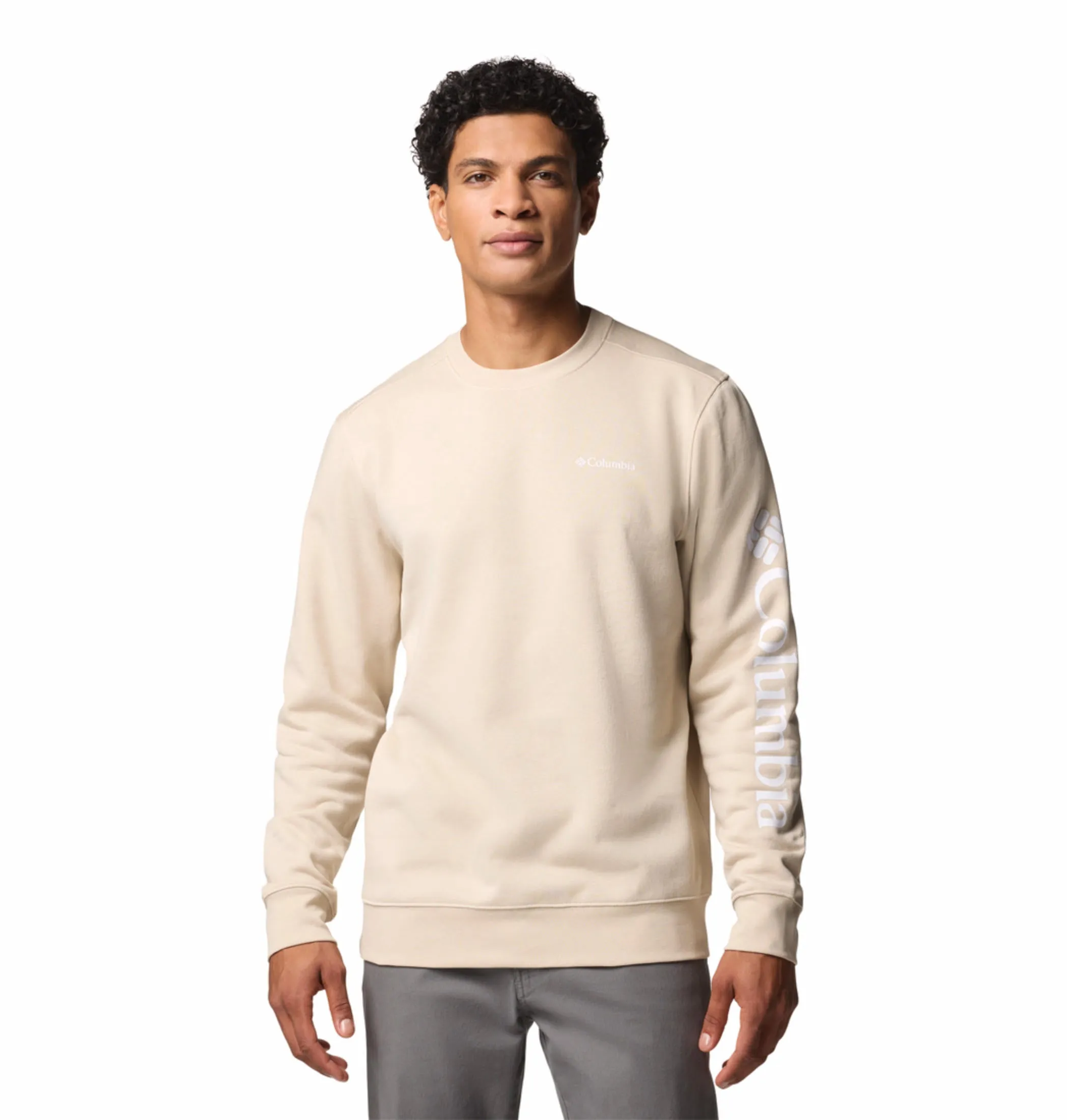 Columbia Men Brown Beaumount Crew Pullover
