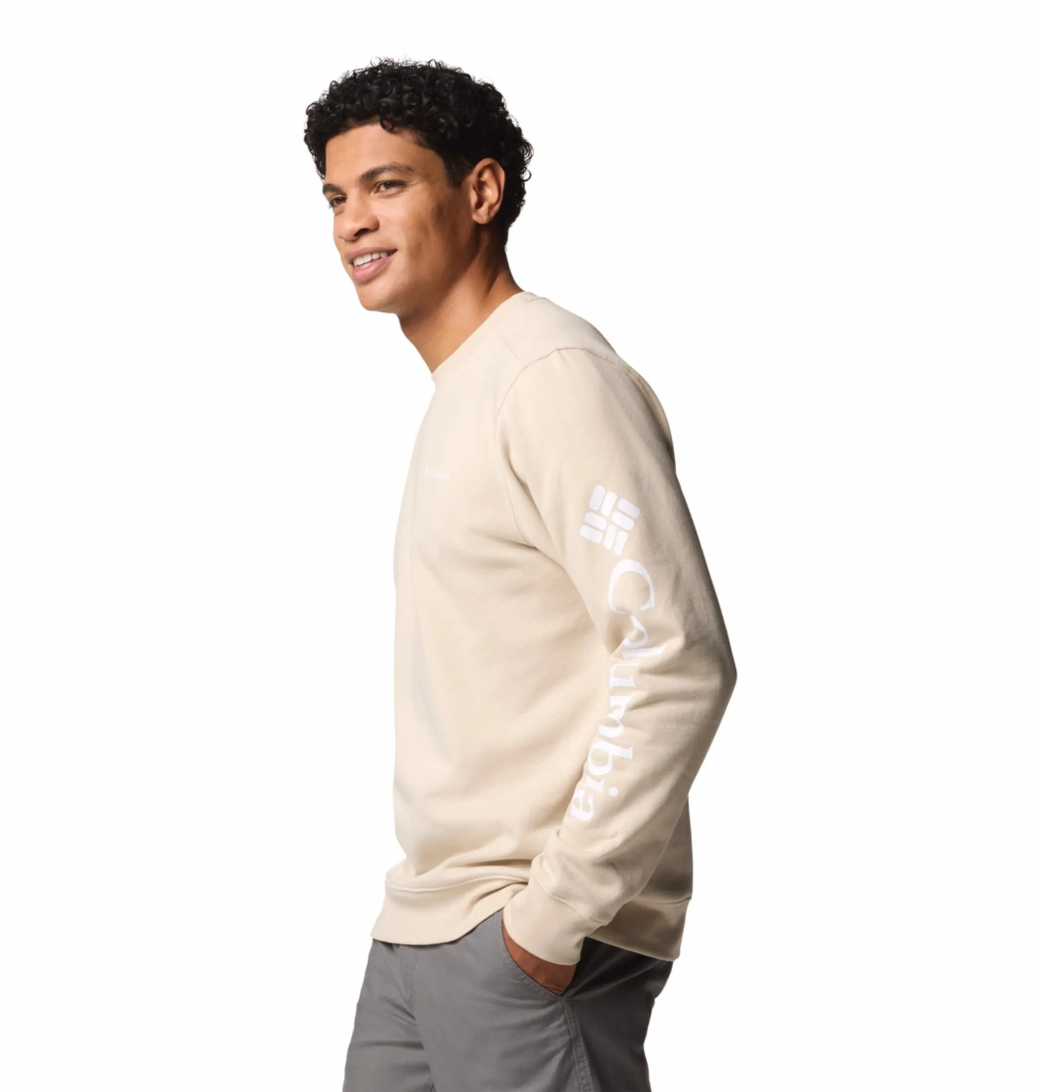 Columbia Men Brown Beaumount Crew Pullover