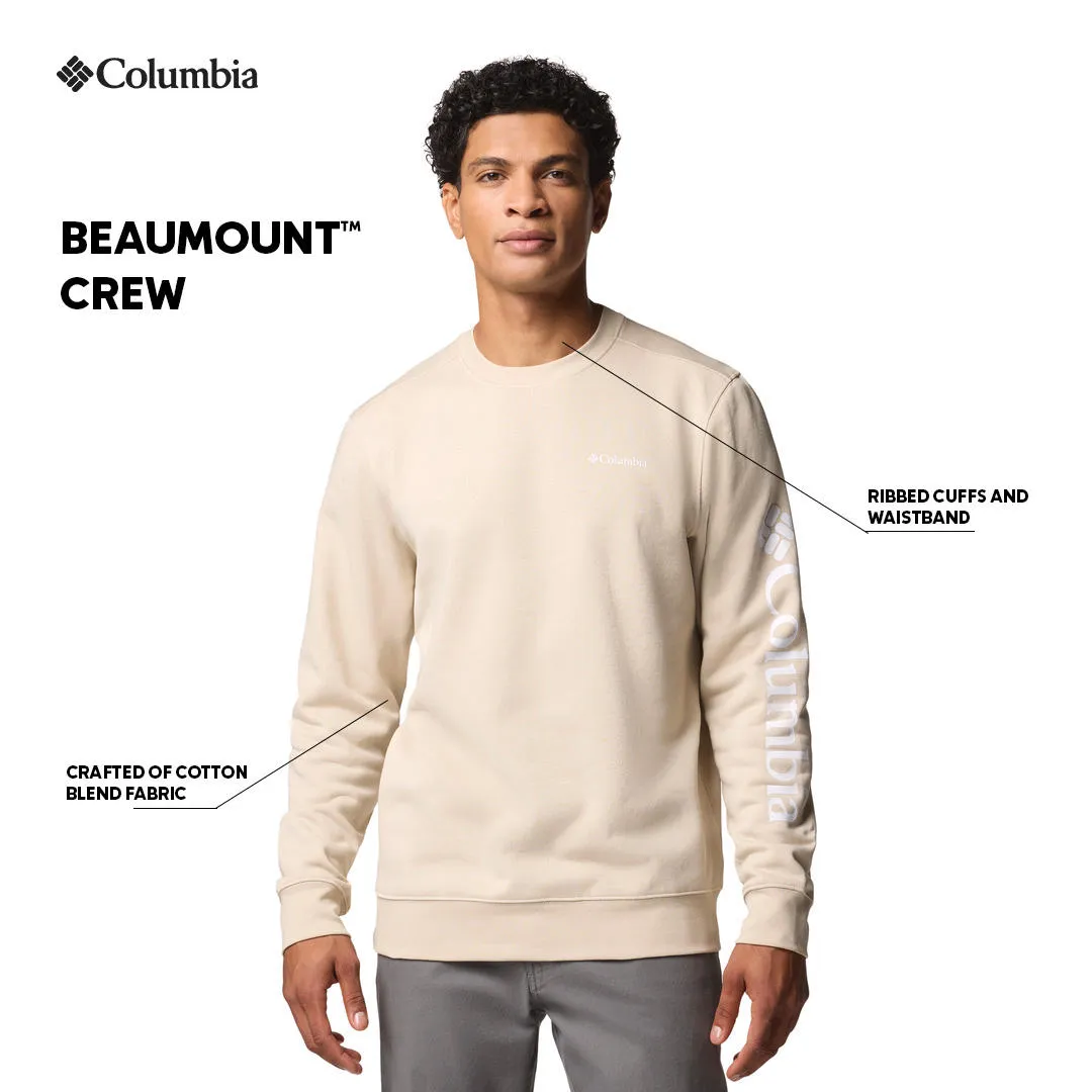 Columbia Men Brown Beaumount Crew Pullover