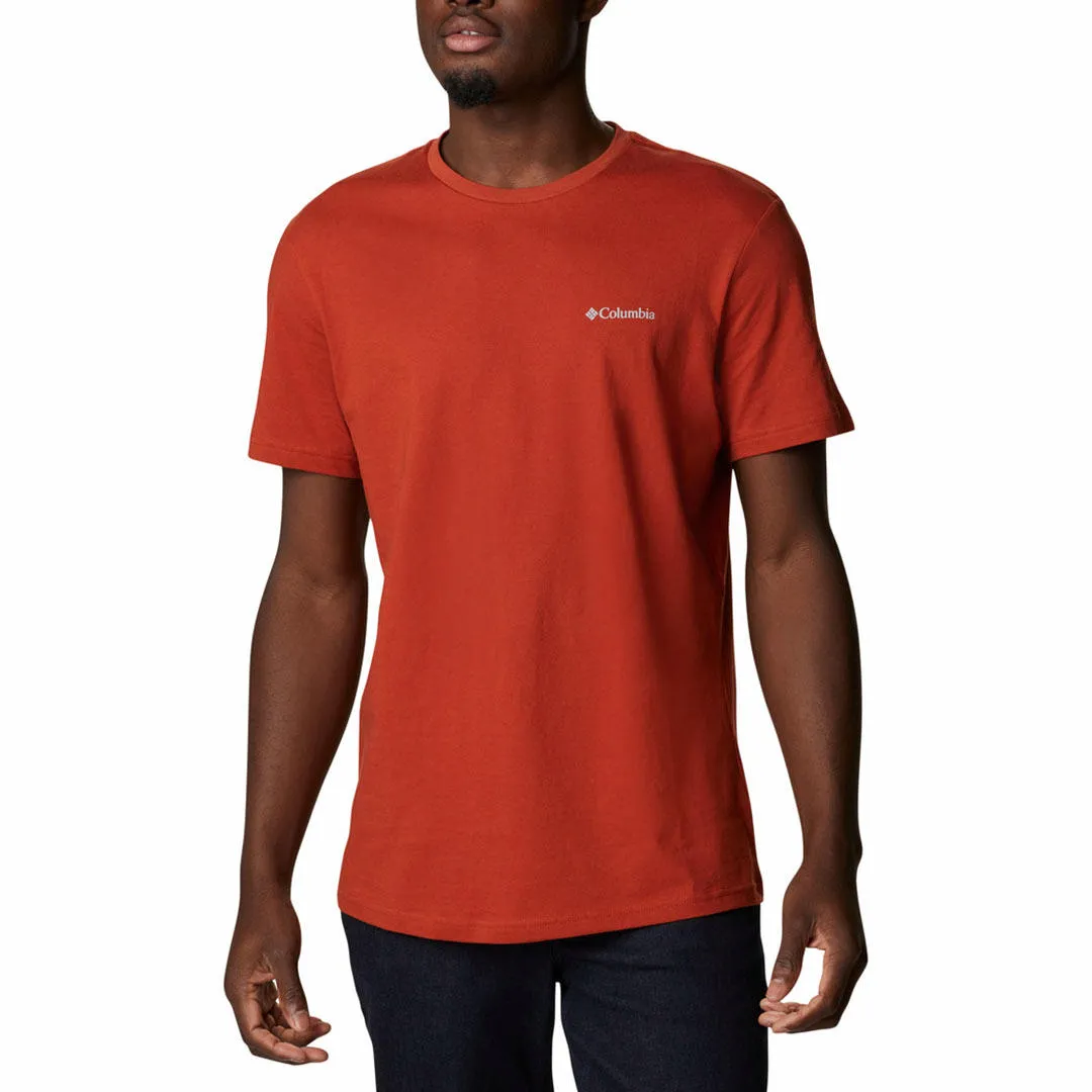 Columbia Men Brown CSC Basic Logo Tshirt