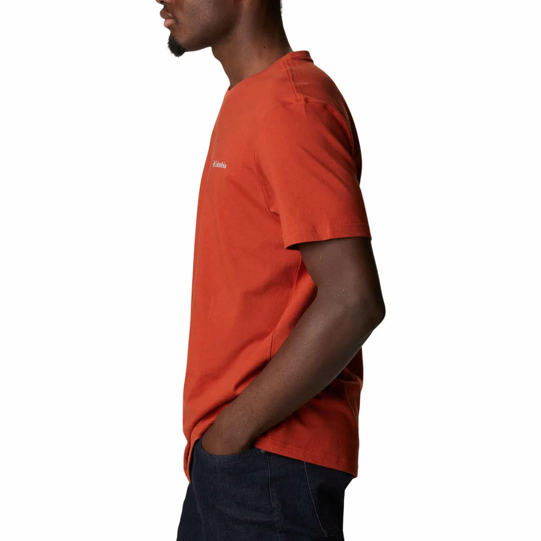 Columbia Men Brown CSC Basic Logo Tshirt