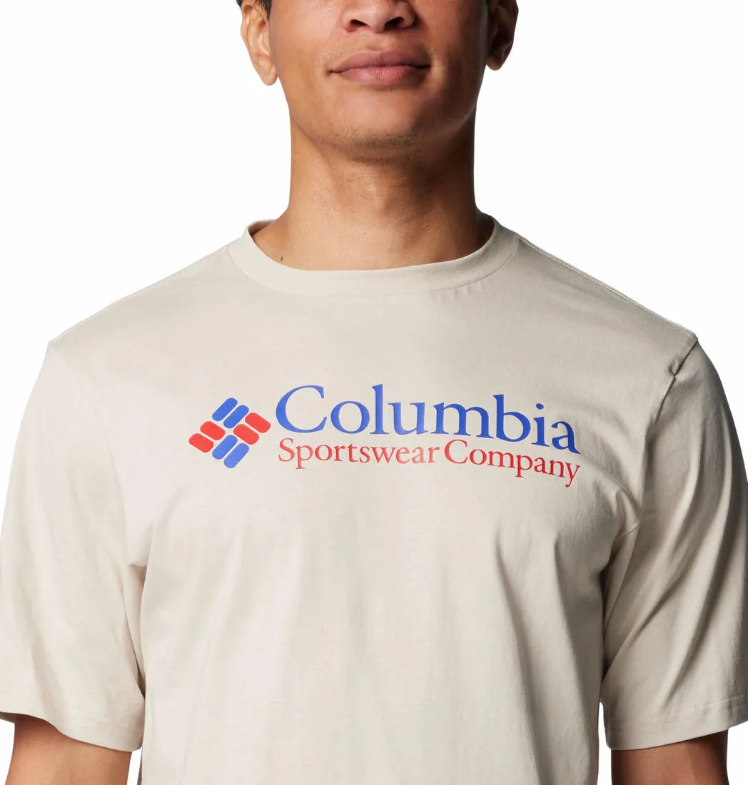 Columbia Men Brown CSC Basic Logo Tshirt