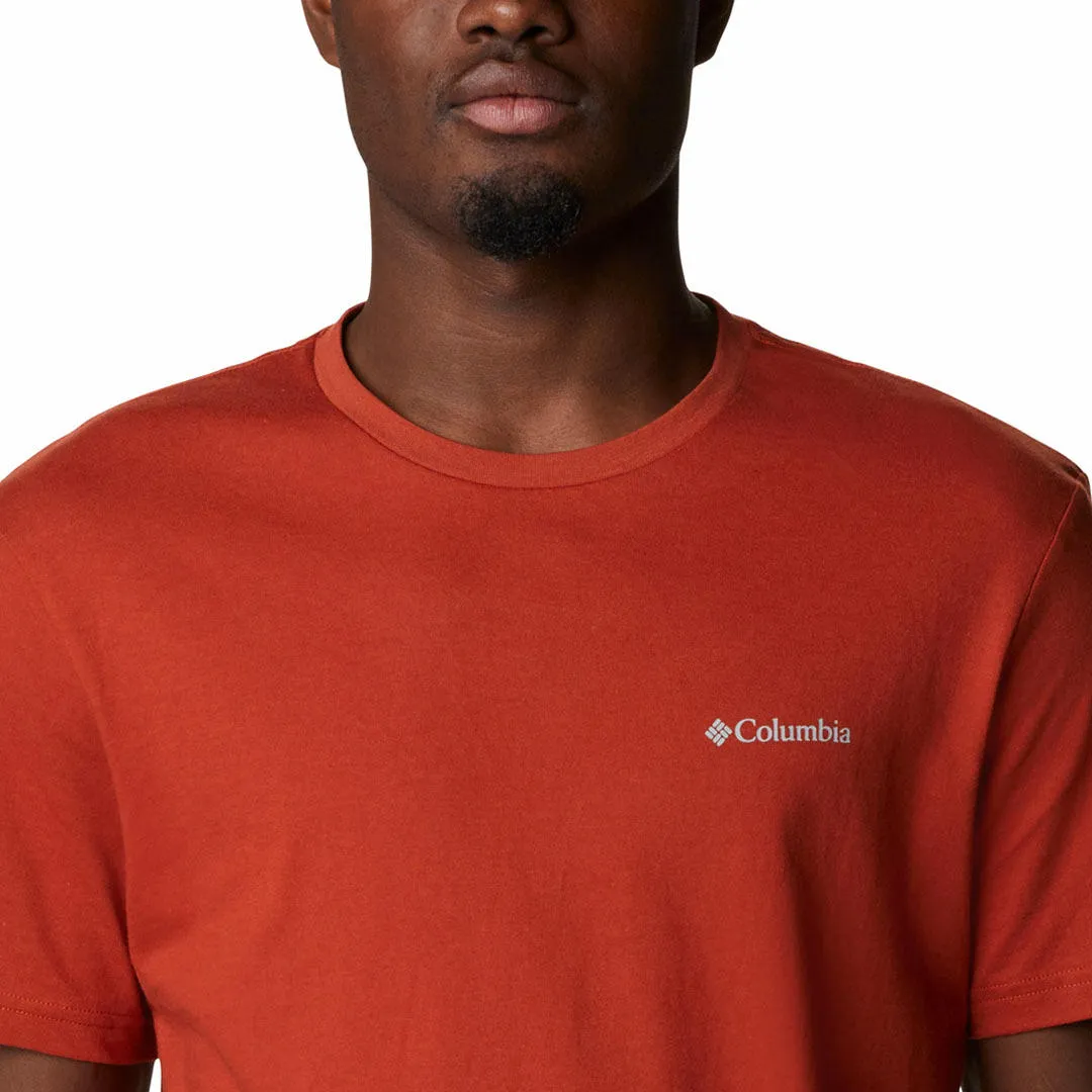 Columbia Men Brown CSC Basic Logo Tshirt