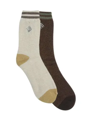 Columbia Men Brown Midweight Thermal (2 Pairs) (Non Returnable)