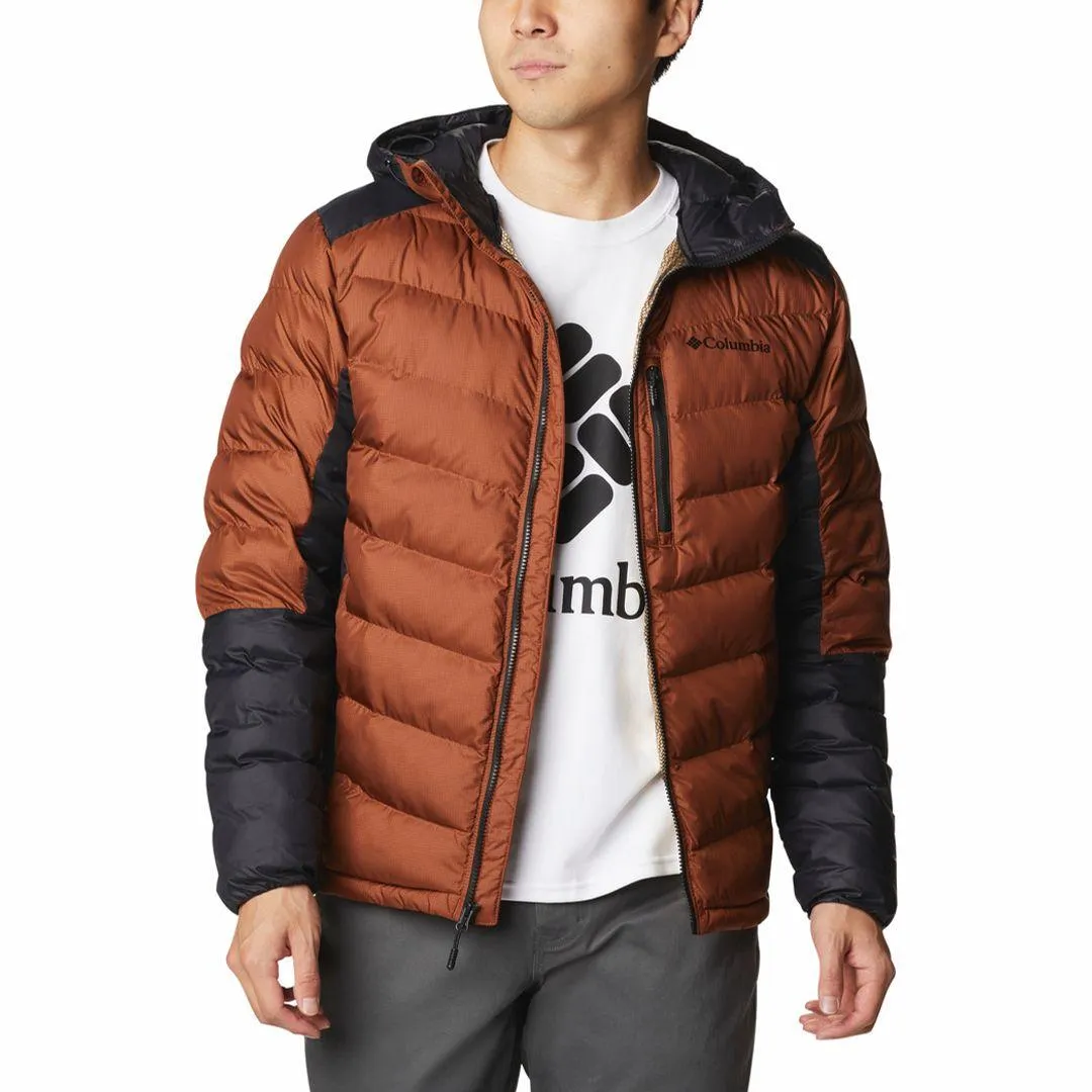 Columbia Men Brown Omni-Heat Infinity Labyrinth Loop Hooded Jacket