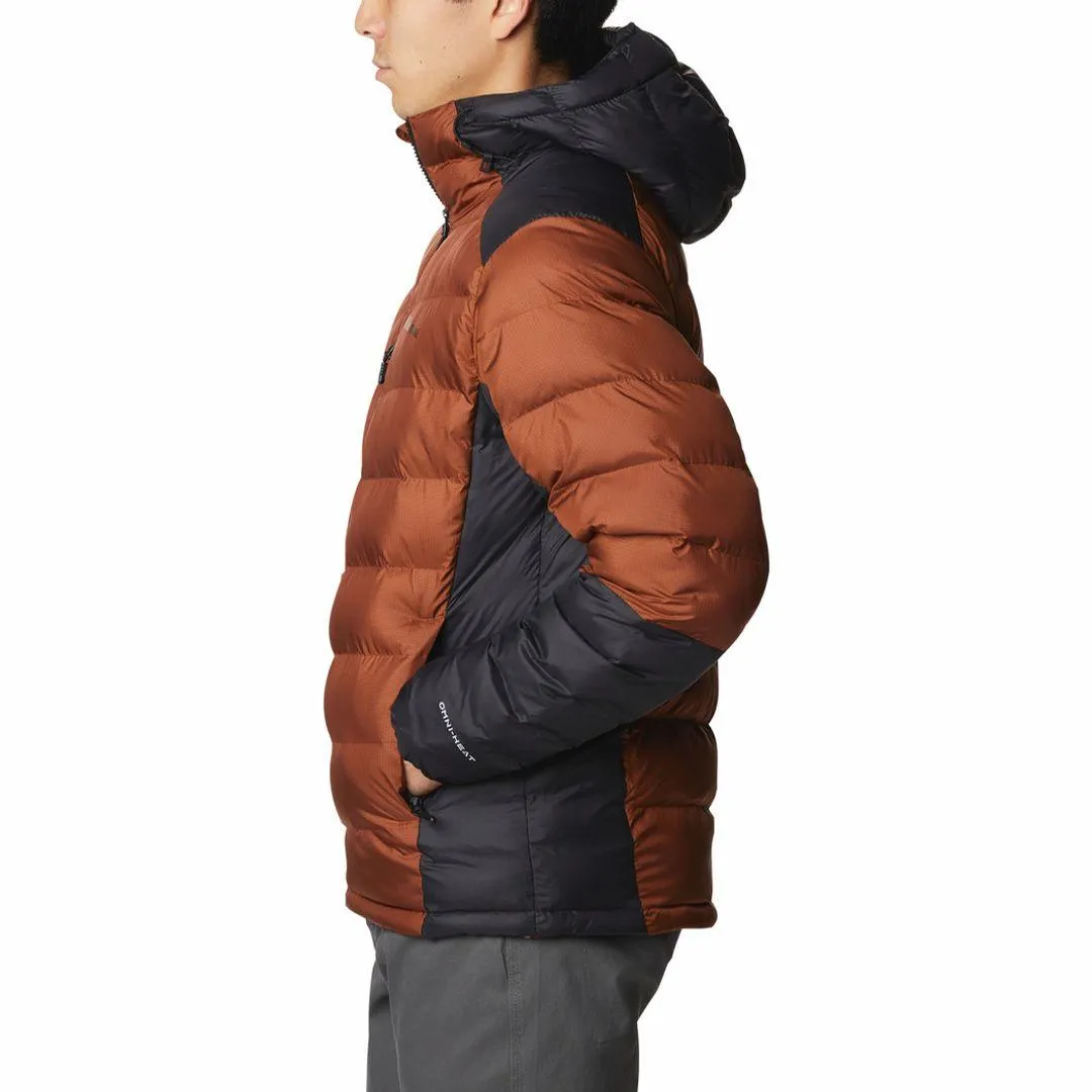Columbia Men Brown Omni-Heat Infinity Labyrinth Loop Hooded Jacket