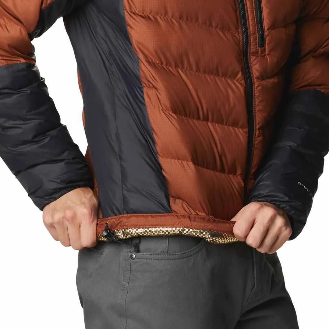 Columbia Men Brown Omni-Heat Infinity Labyrinth Loop Hooded Jacket