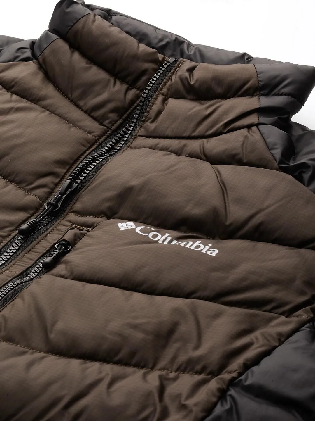 Columbia Men Brown Omni-Heat Infinity Labyrinth Loop Jacket