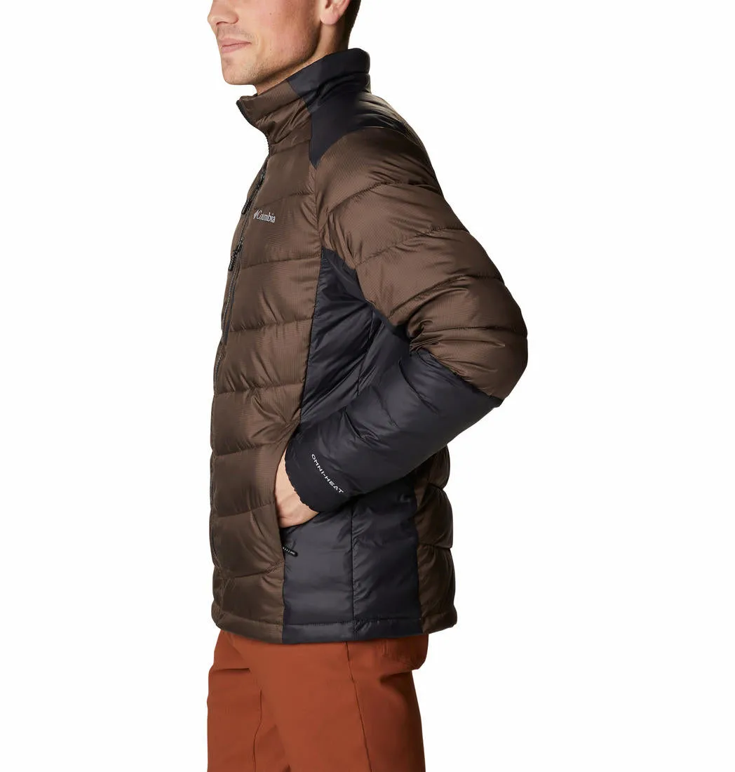 Columbia Men Brown Omni-Heat Infinity Labyrinth Loop Jacket