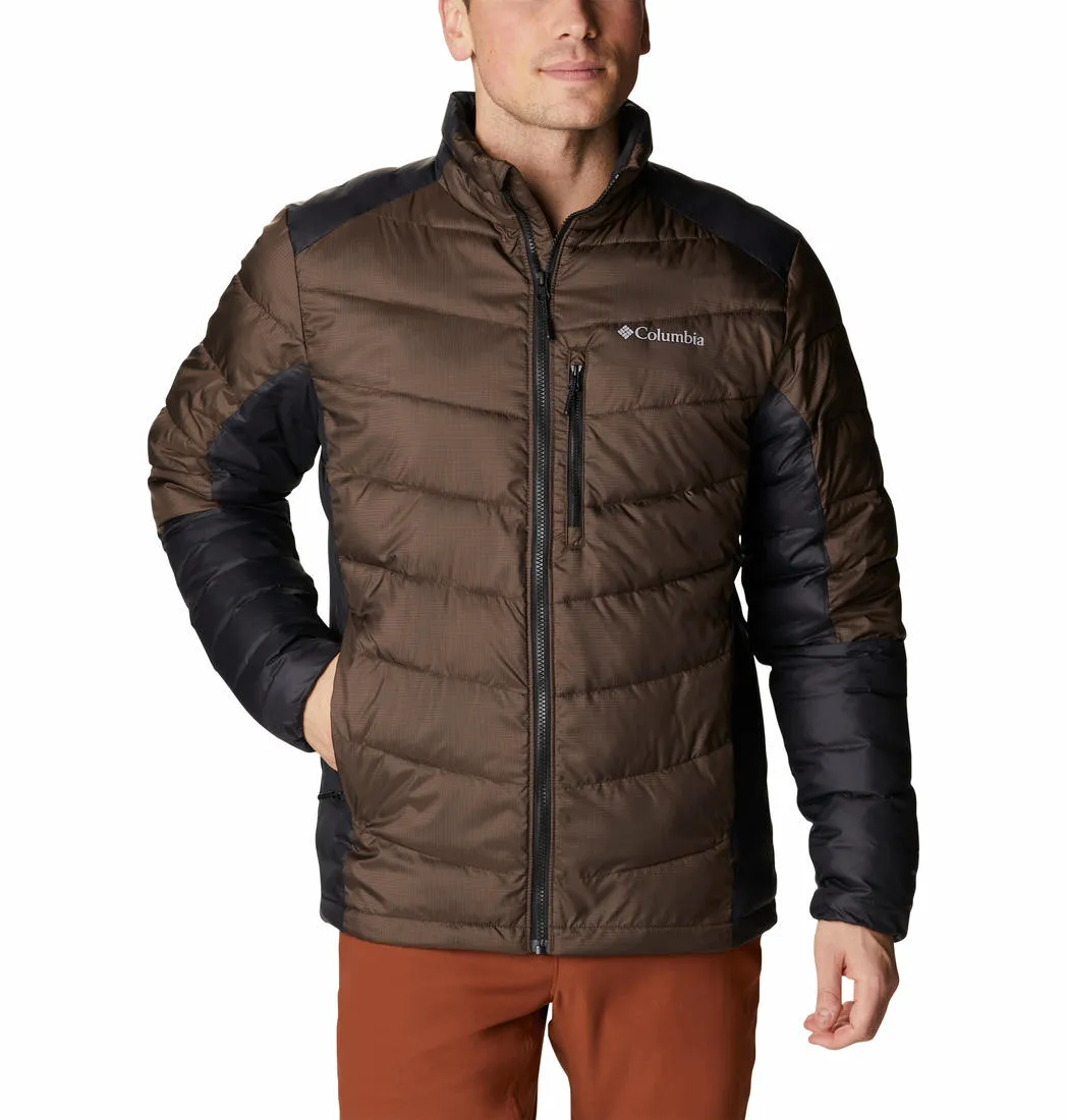 Columbia Men Brown Omni-Heat Infinity Labyrinth Loop Jacket