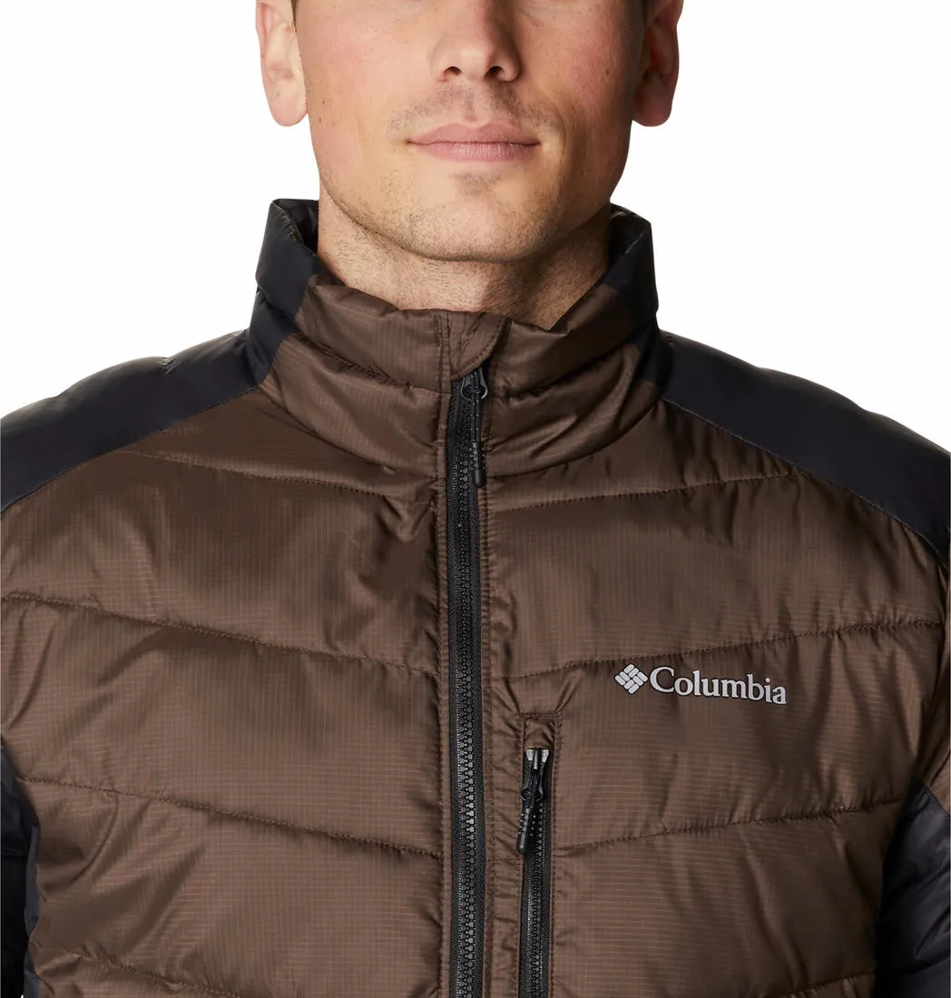 Columbia Men Brown Omni-Heat Infinity Labyrinth Loop Jacket