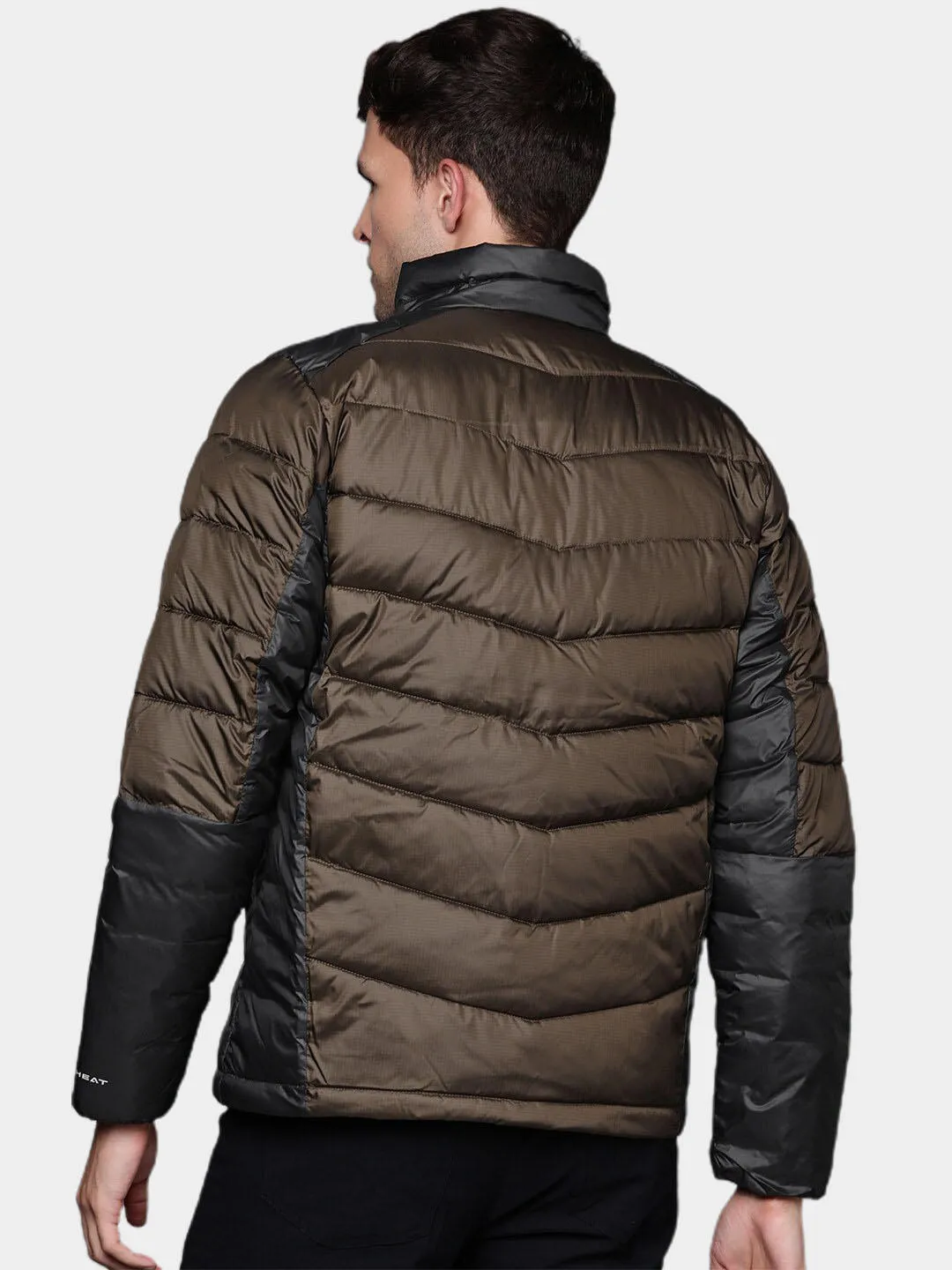 Columbia Men Brown Omni-Heat Infinity Labyrinth Loop Jacket