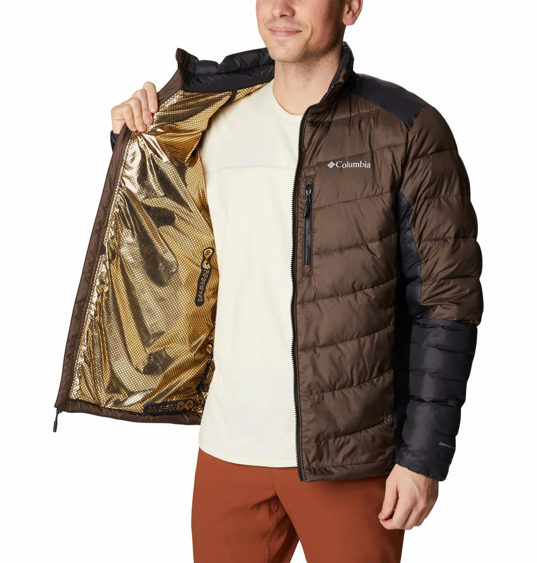 Columbia Men Brown Omni-Heat Infinity Labyrinth Loop Jacket