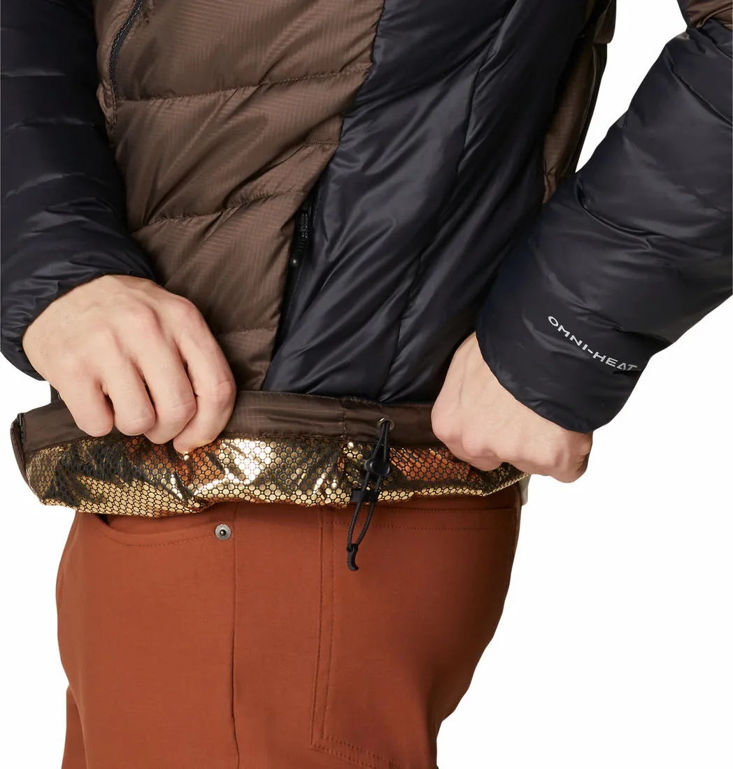Columbia Men Brown Omni-Heat Infinity Labyrinth Loop Jacket