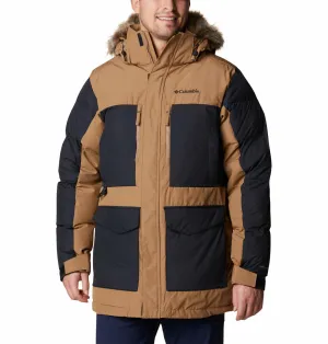 Columbia Men Brown Omni-Heat Infinity Marquam Peak Fusion Parka Parka Jacket