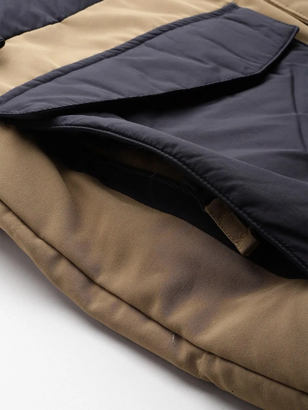 Columbia Men Brown Omni-Heat Infinity Marquam Peak Fusion Parka Parka Jacket