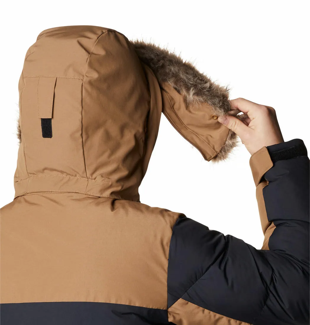 Columbia Men Brown Omni-Heat Infinity Marquam Peak Fusion Parka Parka Jacket