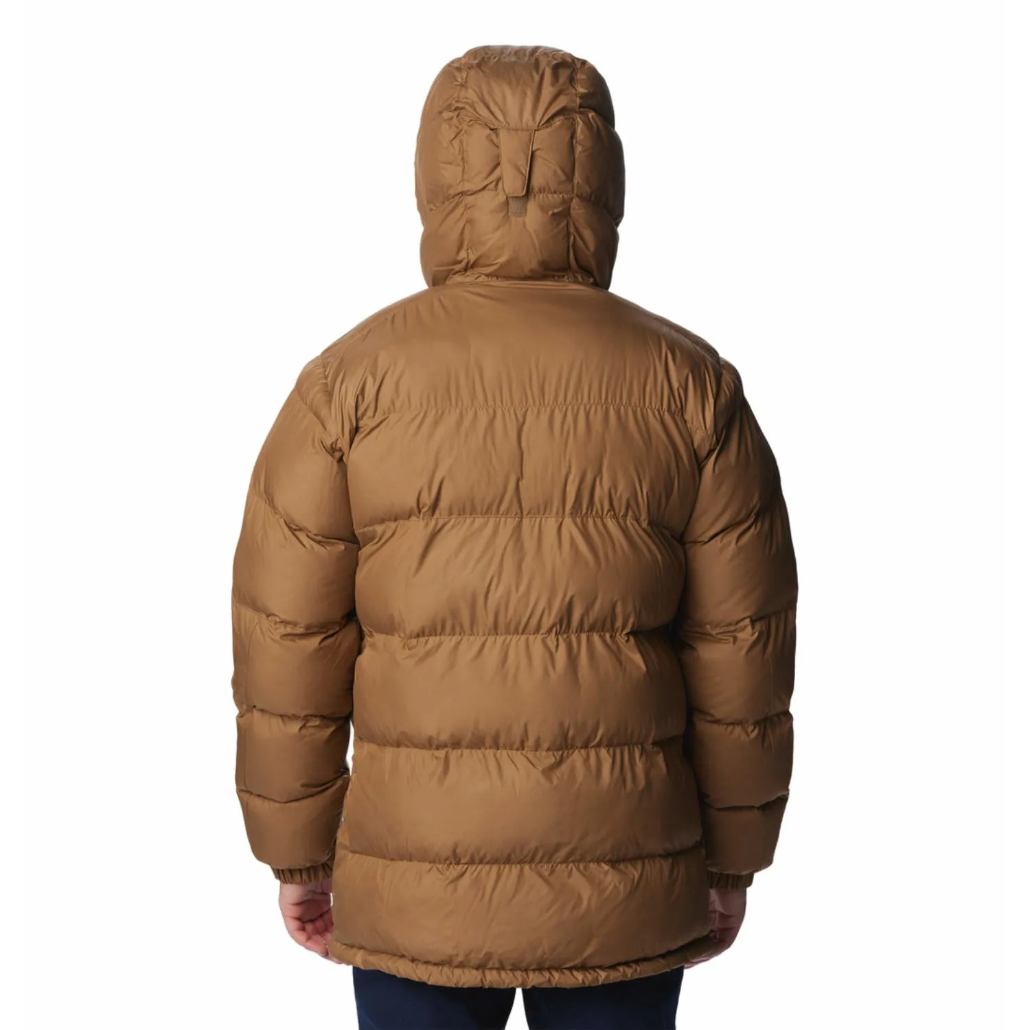 Columbia Men Brown Omni-Heat Reflective Pike Lake Parka Parka Jacket