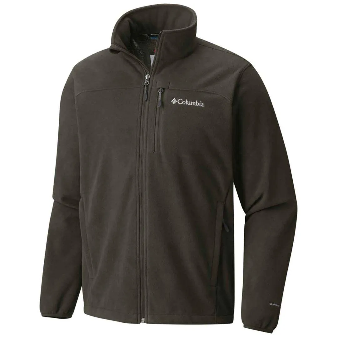 Columbia Men Brown Omni-Heat Reflective Wind Protector Jacket
