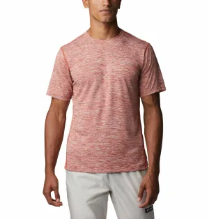 Columbia Men Brown Omni-Wick Deschutes Runner Tshirt