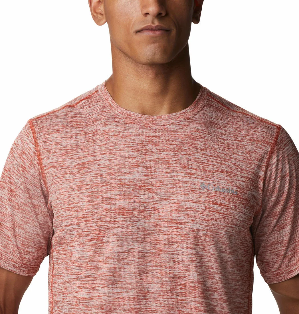 Columbia Men Brown Omni-Wick Deschutes Runner Tshirt