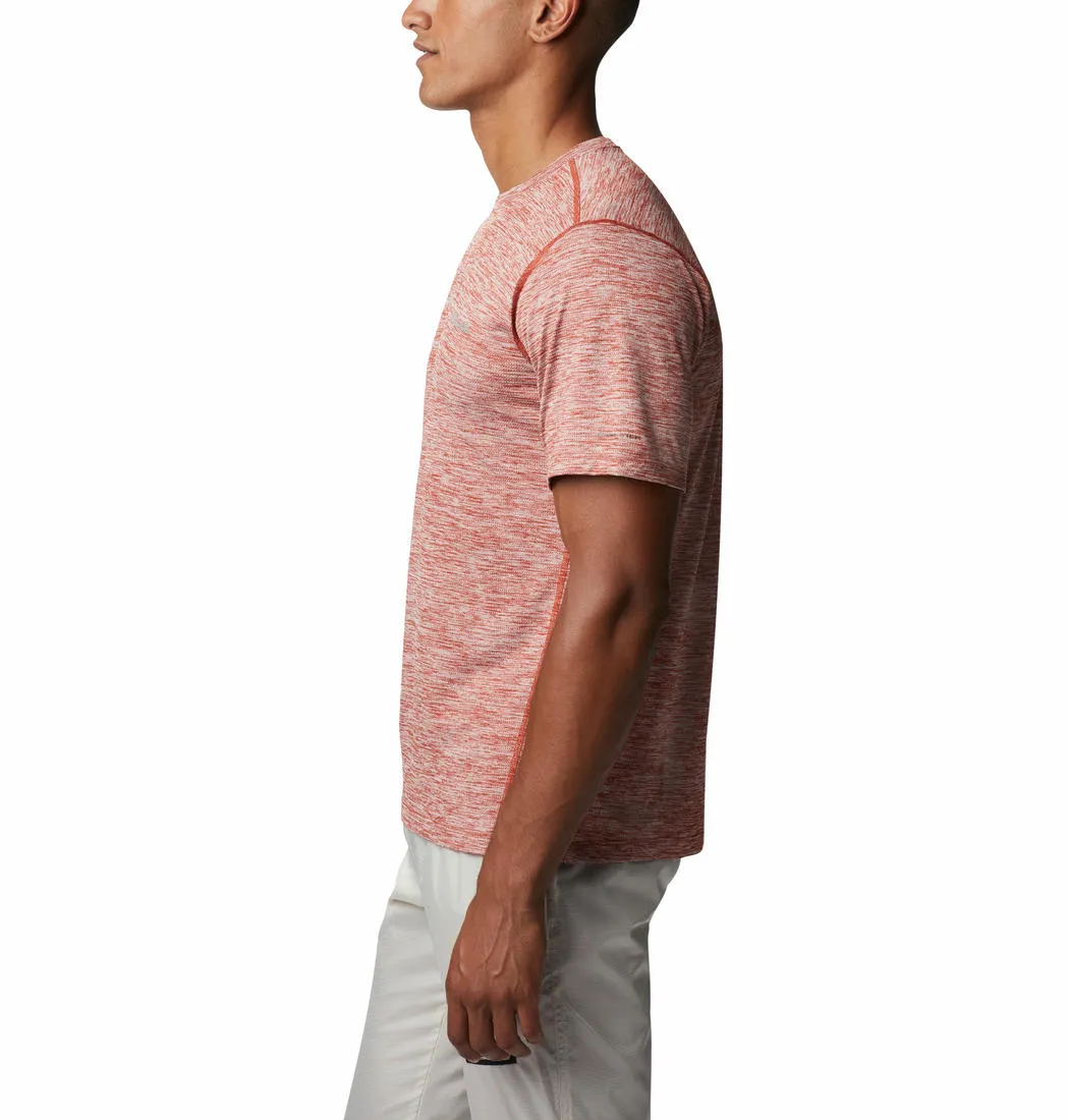 Columbia Men Brown Omni-Wick Deschutes Runner Tshirt