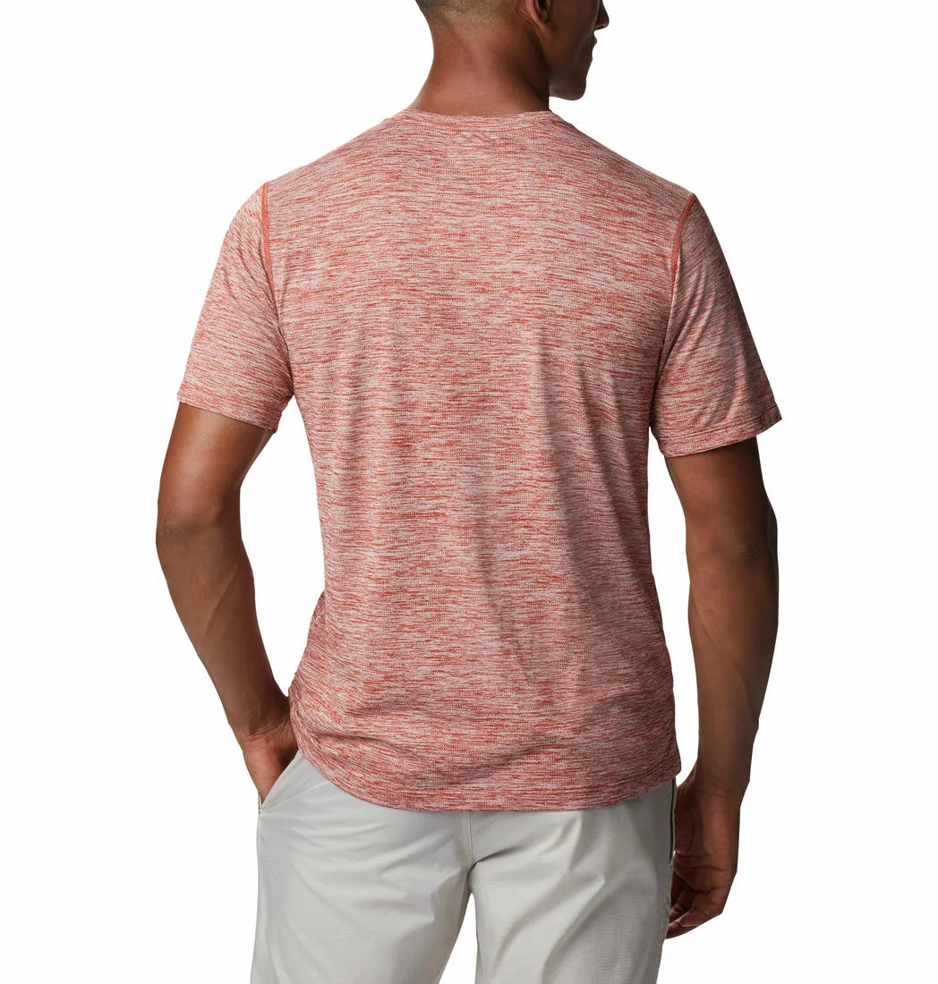 Columbia Men Brown Omni-Wick Deschutes Runner Tshirt