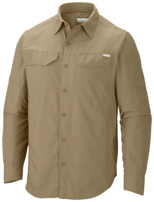 Columbia Men Brown Omni-Wick Silver Ridge Long Sleeve Shirt