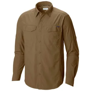 Columbia Men Brown Omni-Wick Silver Ridge Long Sleeve Shirt