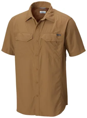 Columbia Men Brown Omni-Wick Silver Ridge Short Sleeve Shirt