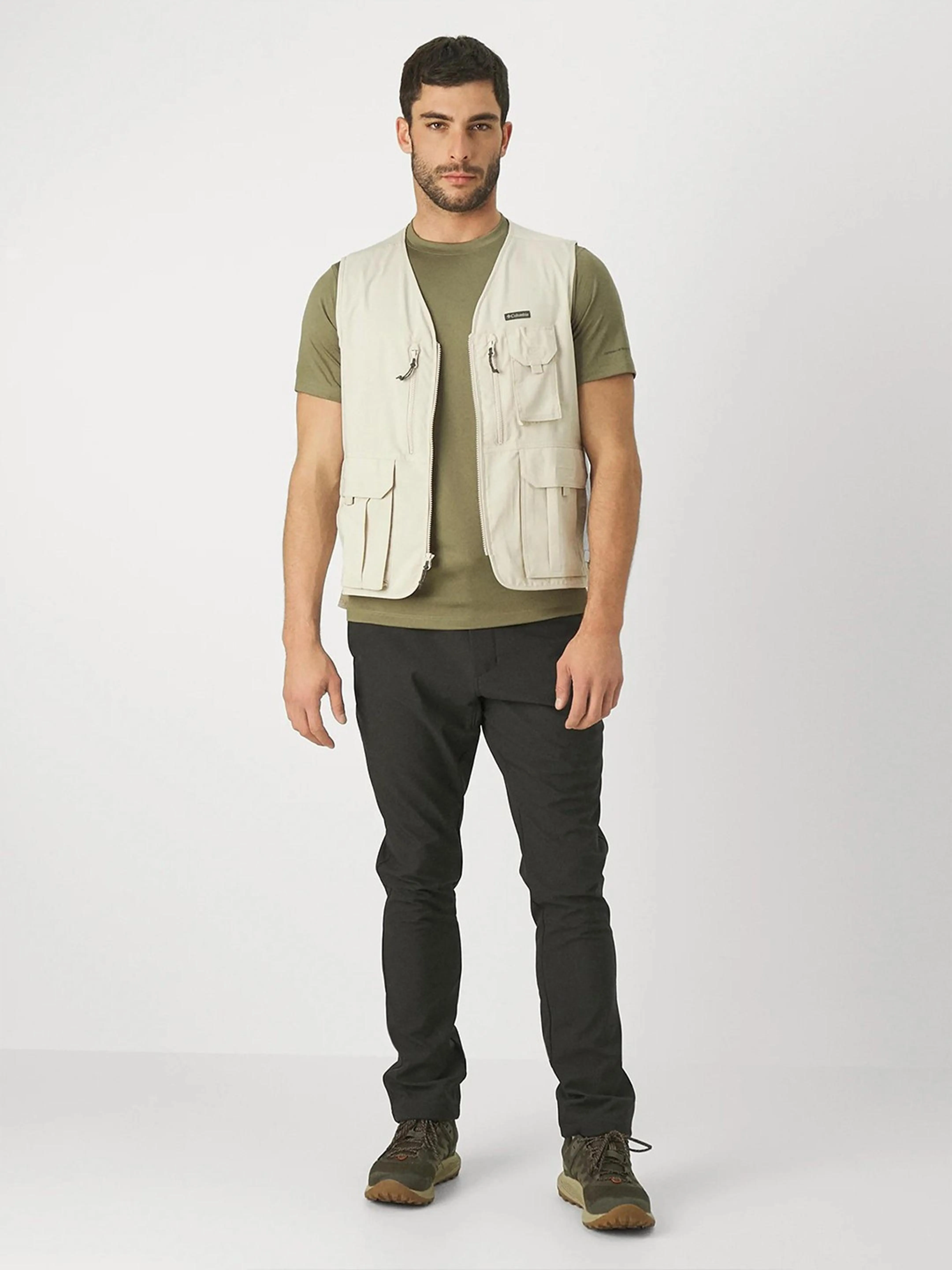 Columbia Men Brown Omni-Wick Silver Ridge Utility Gillet