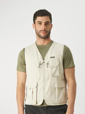 Columbia Men Brown Omni-Wick Silver Ridge Utility Gillet