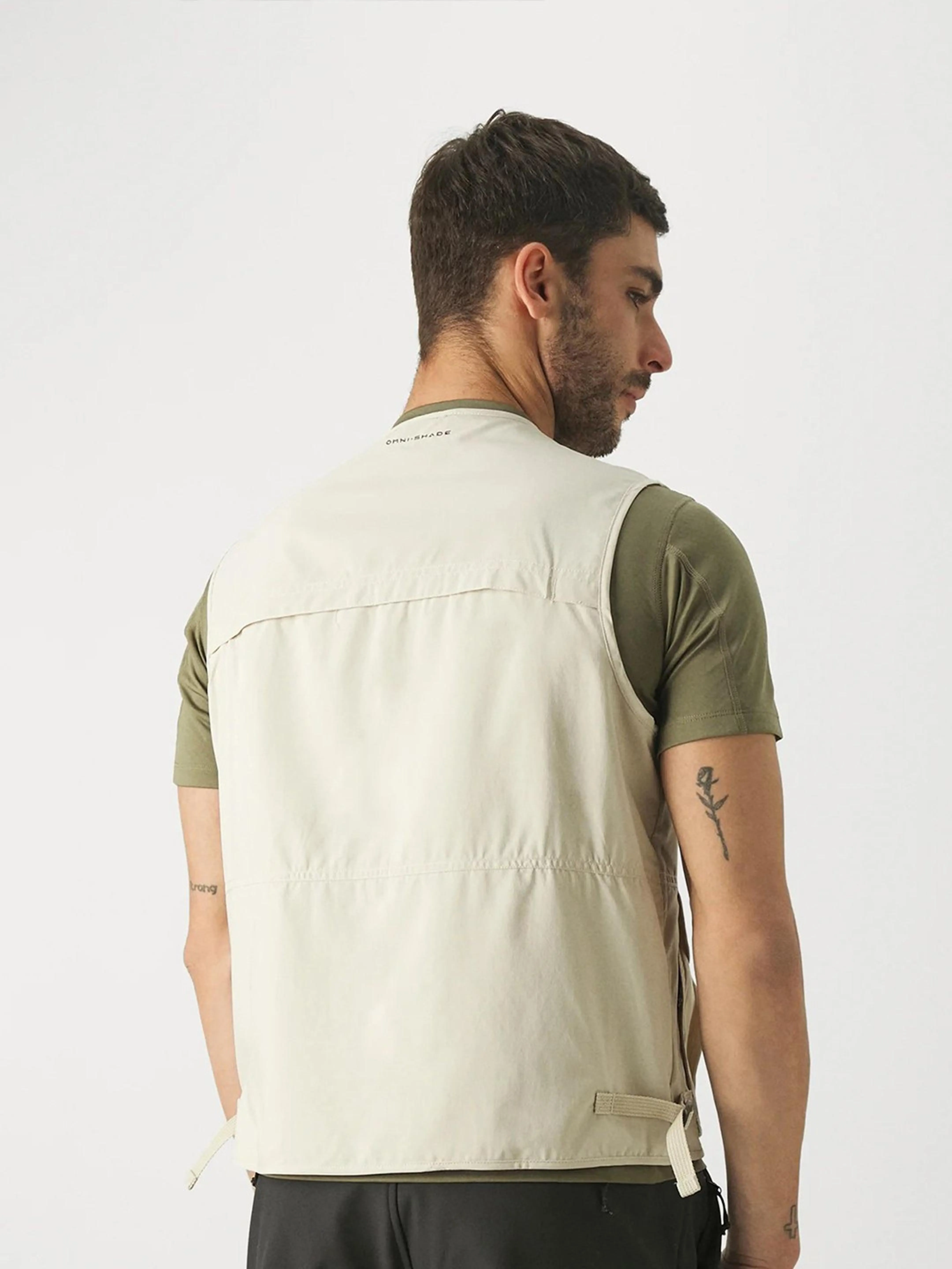 Columbia Men Brown Omni-Wick Silver Ridge Utility Gillet