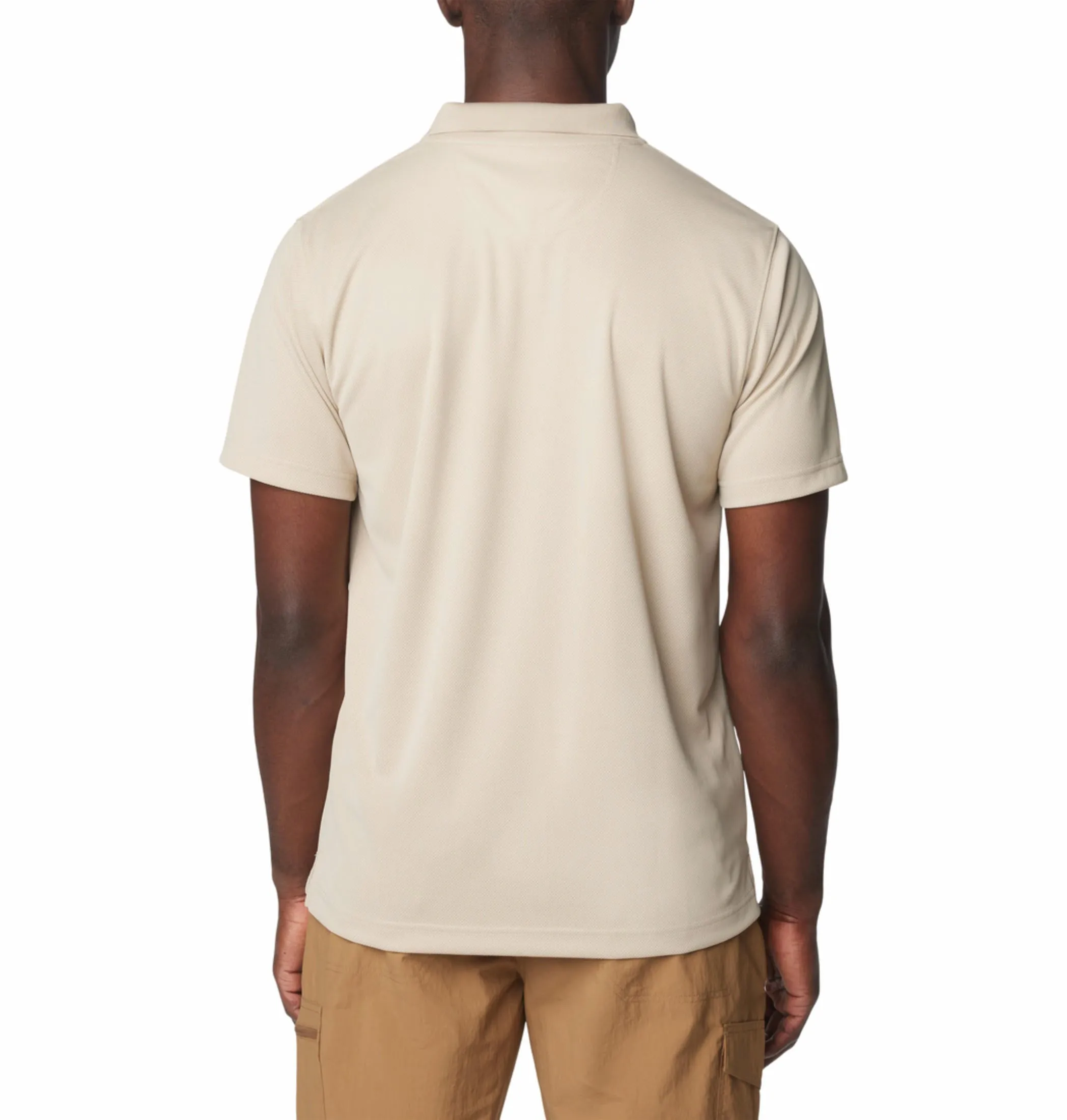 Columbia Men Brown Omni-Wick Utilizer Polo Tshirt