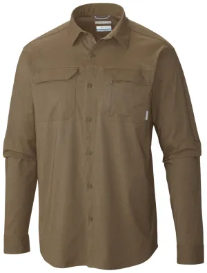 Columbia Men Brown Royce Peak II Long Sleeve Shirt