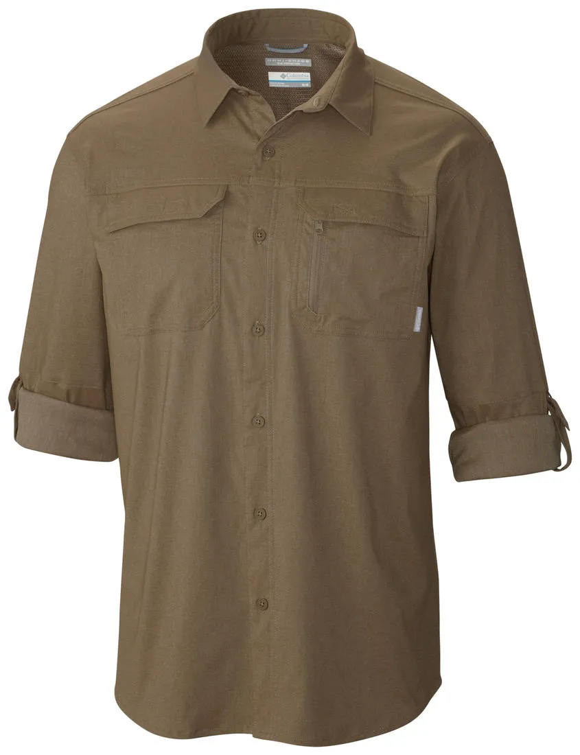 Columbia Men Brown Royce Peak II Long Sleeve Shirt