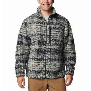 Columbia Men Brown Winter Pass Printed II Fleece Jacket