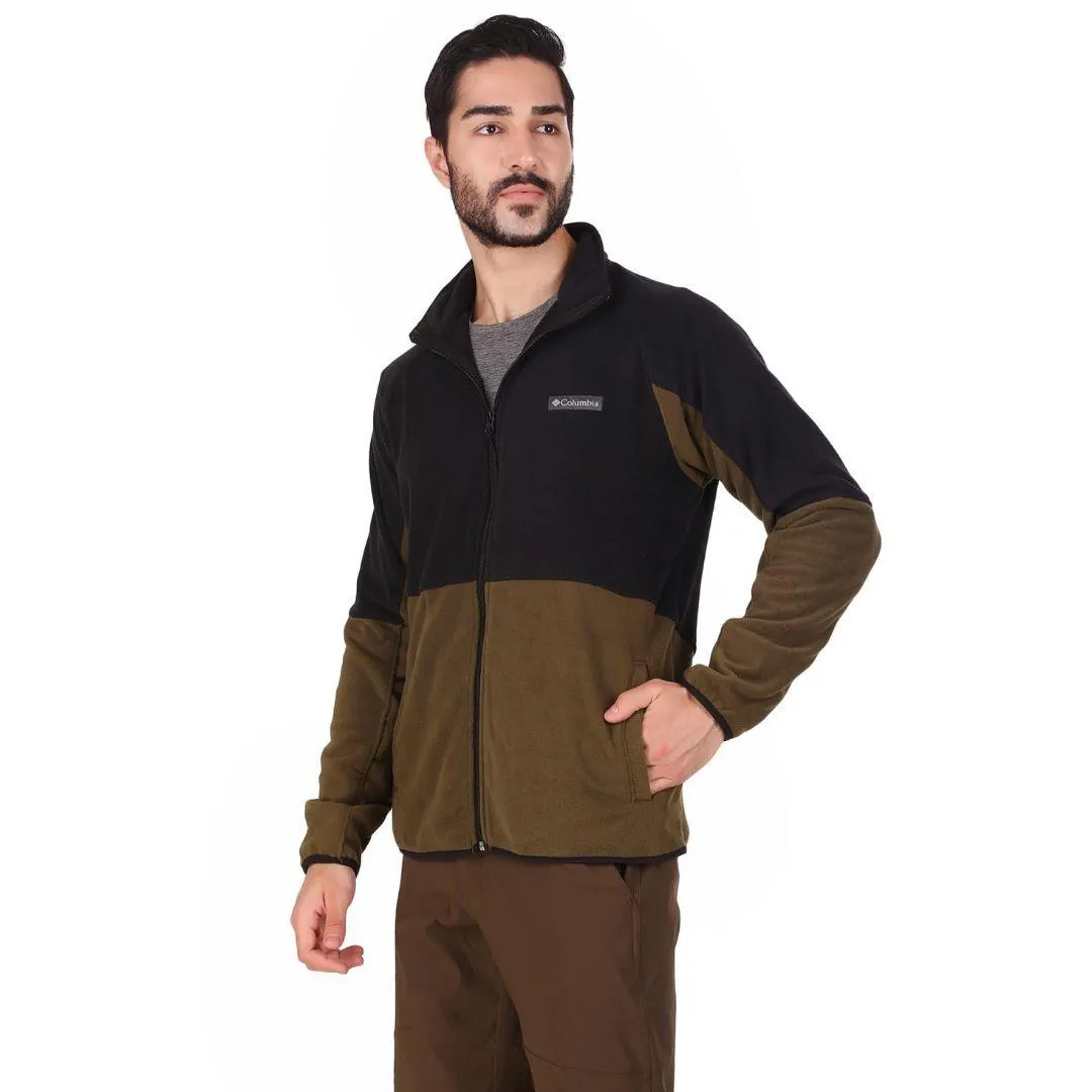 Columbia Men Green Basin Trail Fleece Jacket