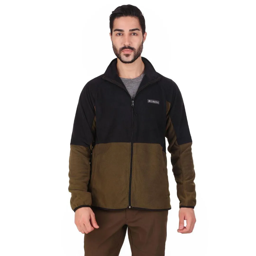 Columbia Men Green Basin Trail Fleece Jacket