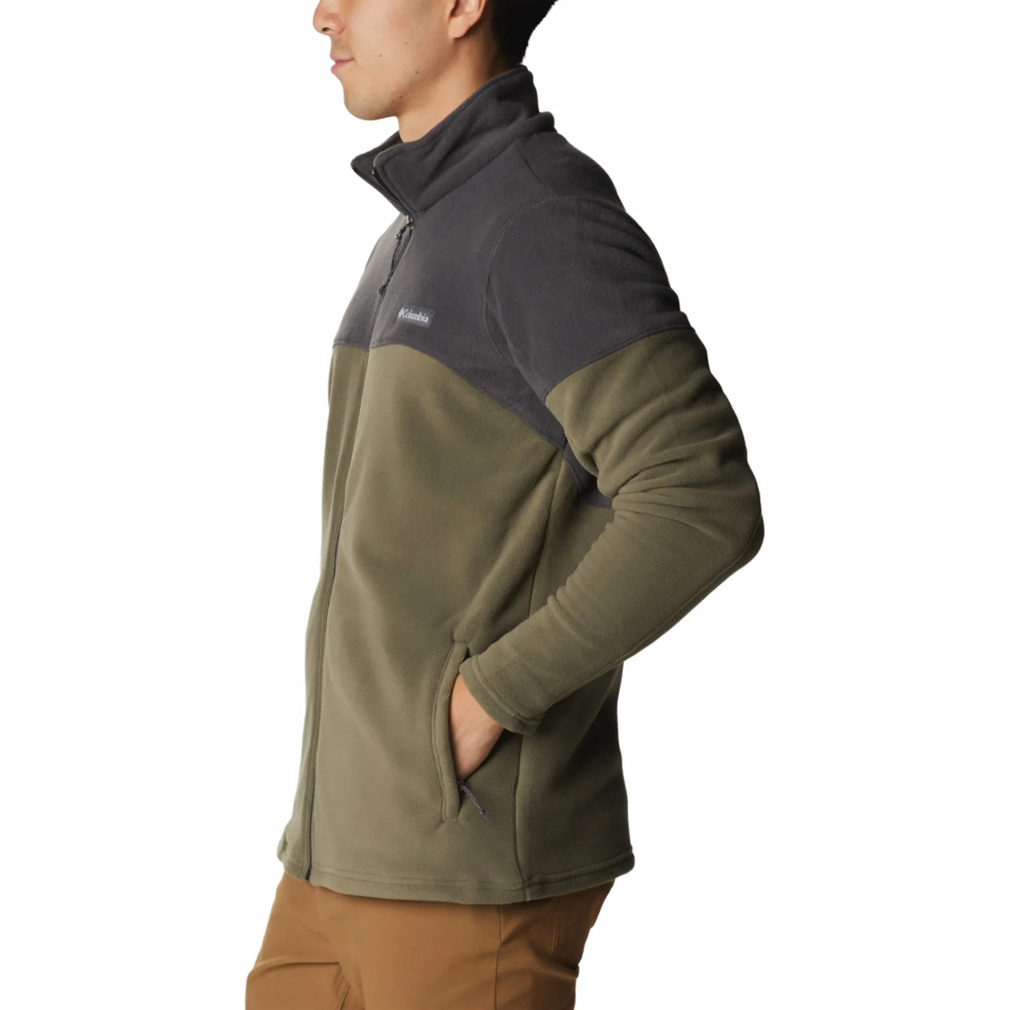 Columbia Men Green Basin Trail III Fleece Jacket