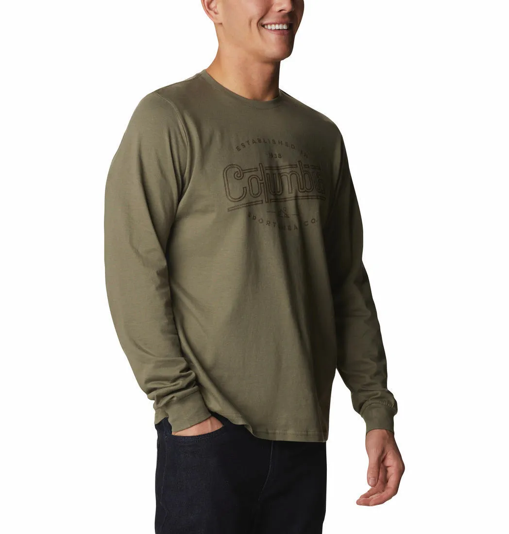 Columbia Men Green Brighton Woods Graphic Tshirt