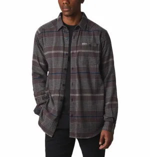 Columbia Men Green Cornell Woods Flannel Long Sleeve Shirt