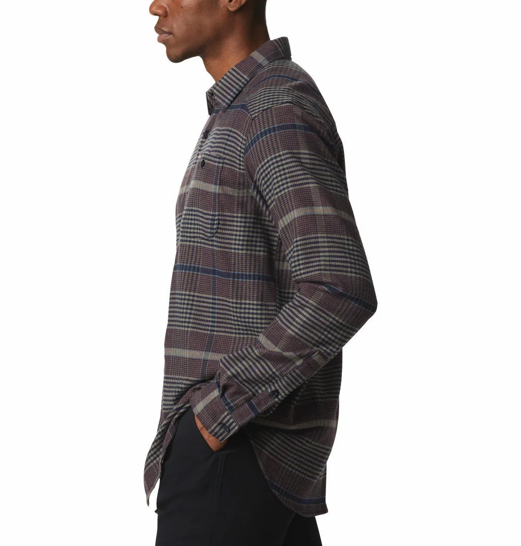 Columbia Men Green Cornell Woods Flannel Long Sleeve Shirt