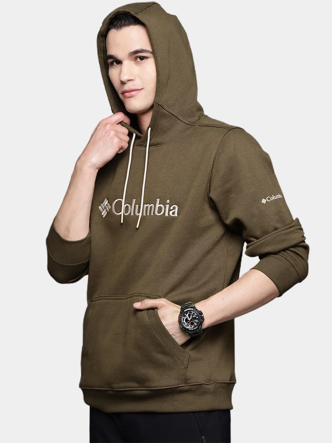 Columbia Men Green CSC Basic Logo II Hoodie