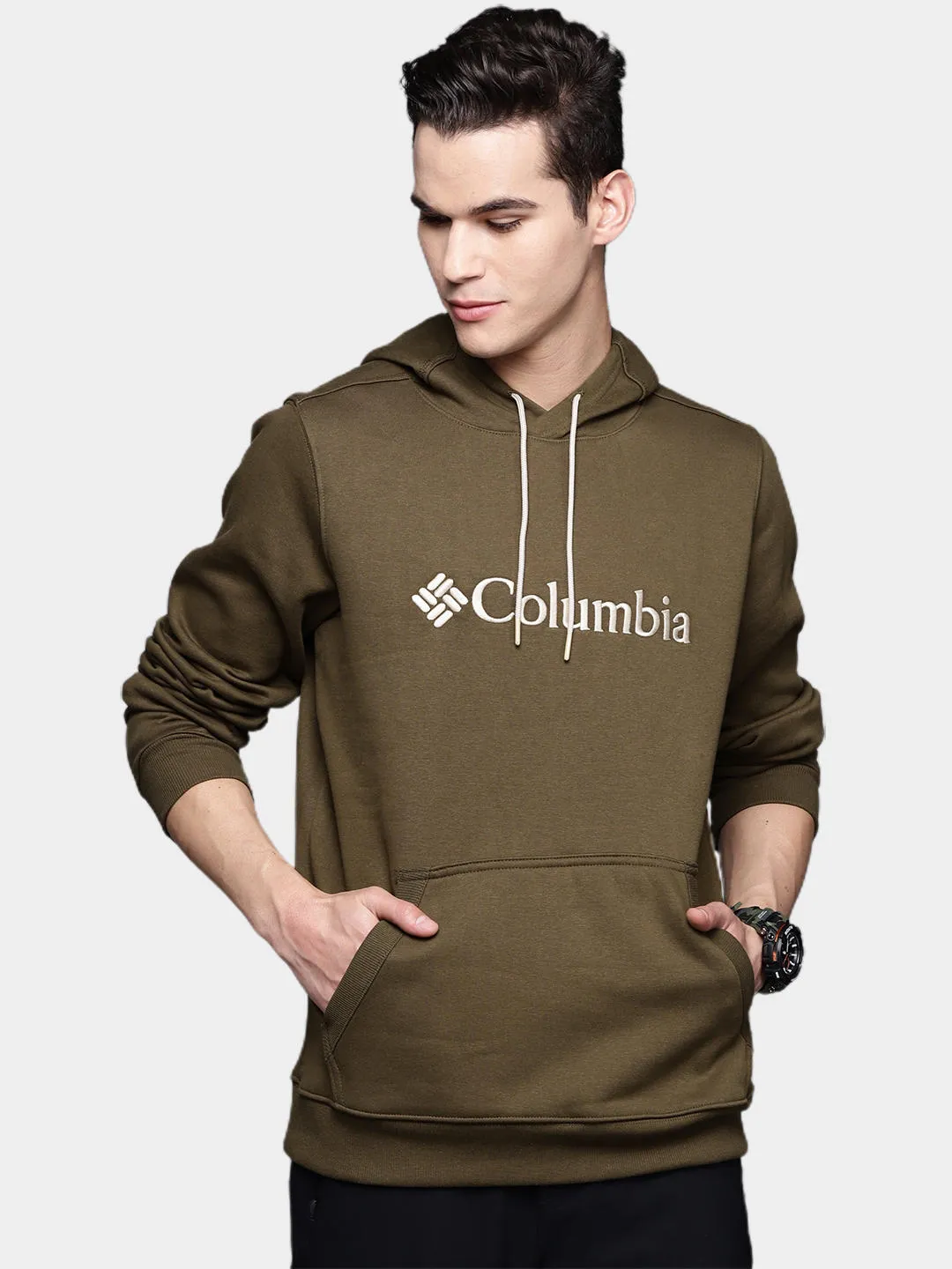 Columbia Men Green CSC Basic Logo II Hoodie