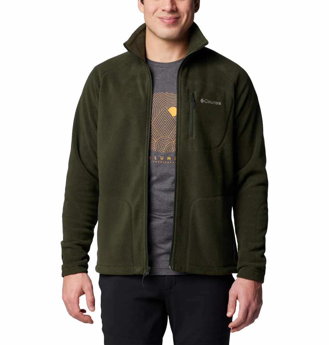 Columbia Men Green Fast Trek II Fleece Jacket