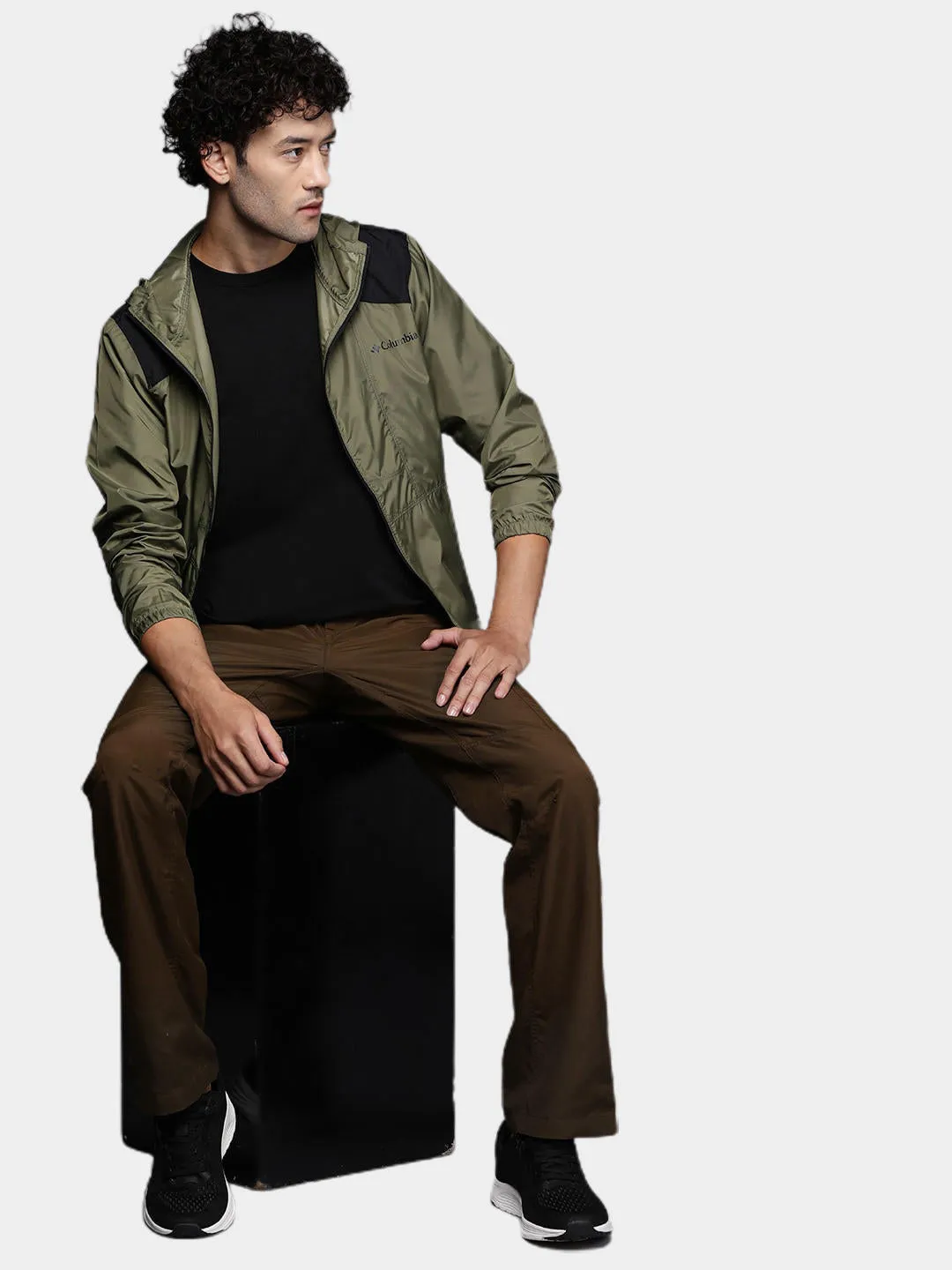 Columbia Men Green Flashback Windbreaker Jacket