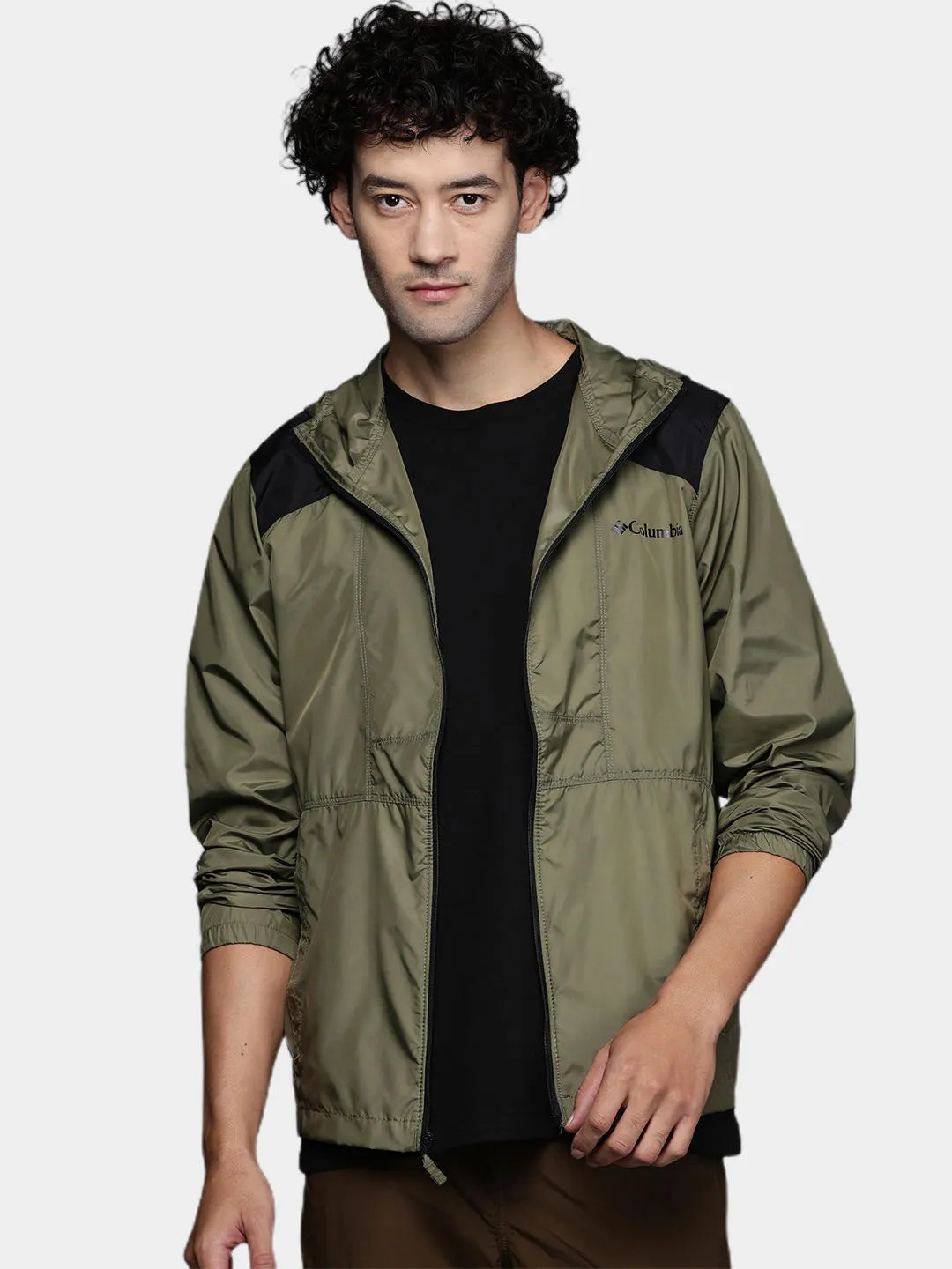 Columbia Men Green Flashback Windbreaker Jacket